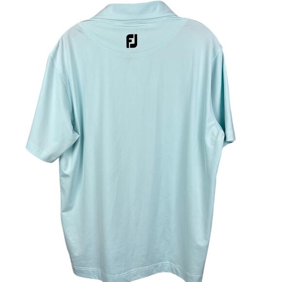 FootJoy Men's Polo Shirt Moisture Wicking Size L Performance Golf Athletic Wear - Picture 2 of 8